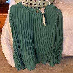 H&M XL green top